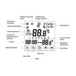 Slika 6/8 - Computherm E280 sobni termostat informacije koje se prikazuju na displeju termostata