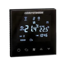 Fan-coil termostat - Wifi - crni