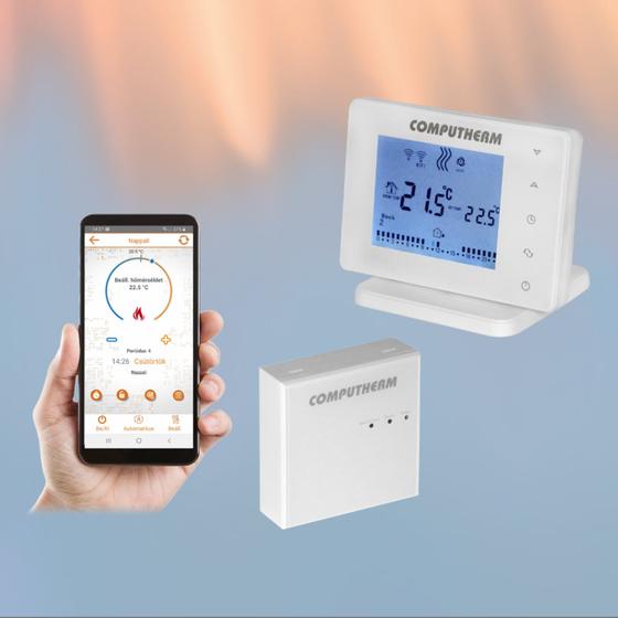 Wifi termostat E400RF Computherm sa bežičnim prijemnikom